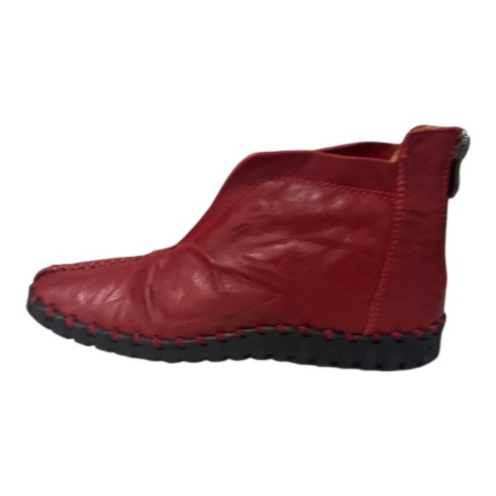 Bernie Mev TW79 Ankle Boots, Burgundy, Size 38, Memory Foam Comfort NWB - Picture 2 of 5